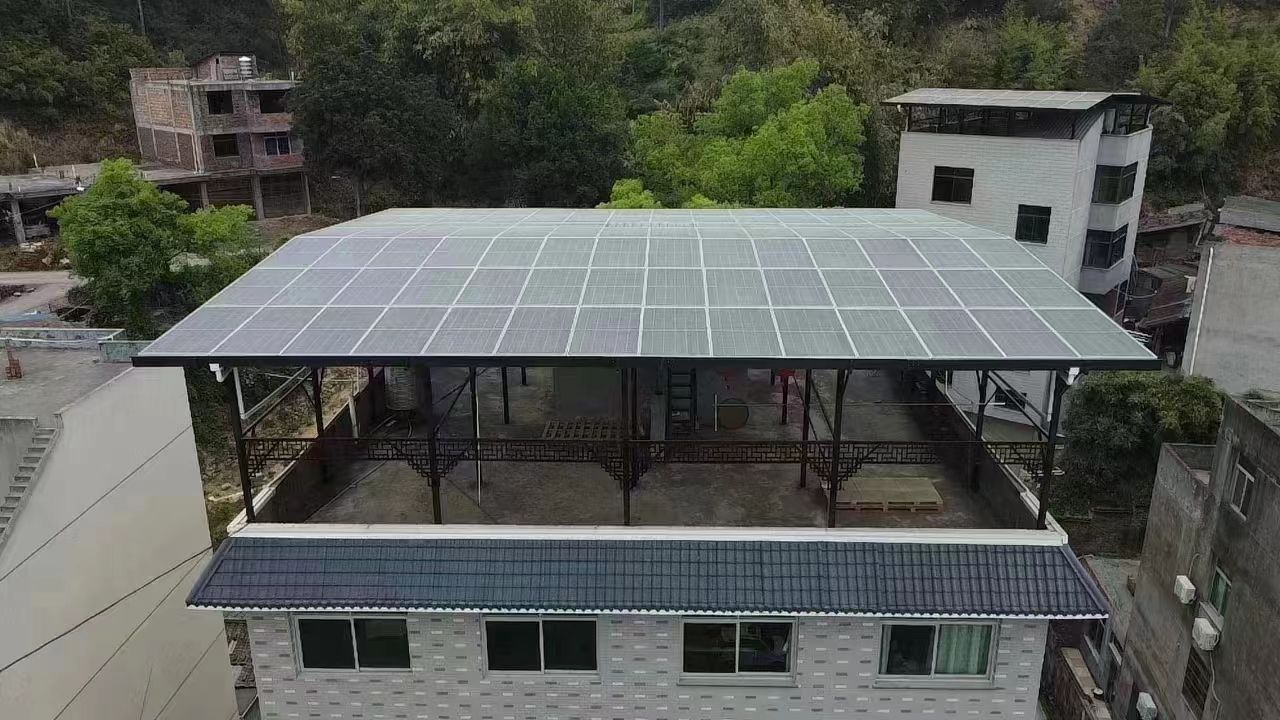 厦门15kw+10kwh自建别墅家庭光伏储能系统